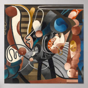 Tecknad Wedlock Francis Picabia Poster