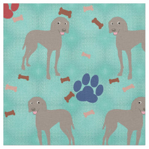 Tecknad Weimaraner Tyg