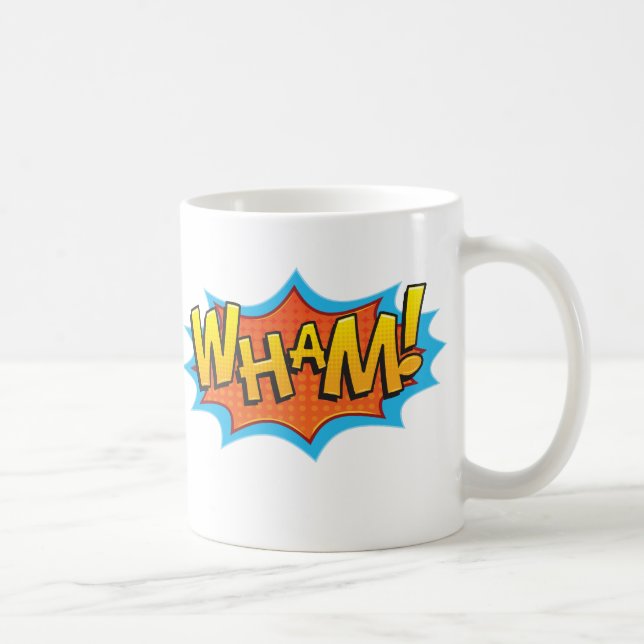 Tecknad Wham! Kaffemugg (Höger)