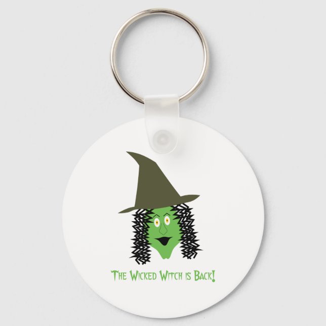 Tecknad Wicked Witch Nyckelring (Framsida)