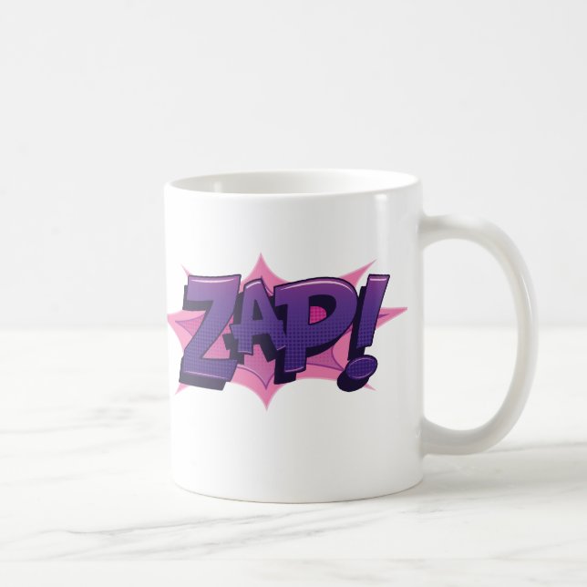Tecknad Zap! Kaffemugg (Höger)