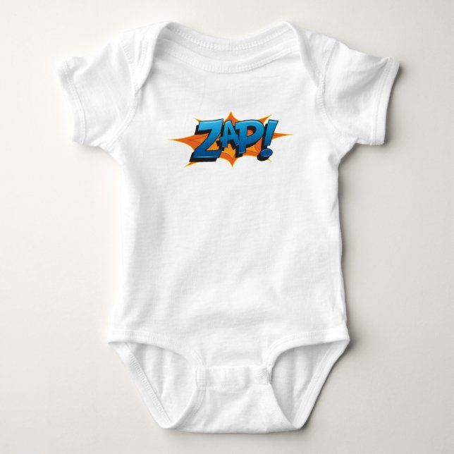 Tecknad Zap! Tee (Framsida)