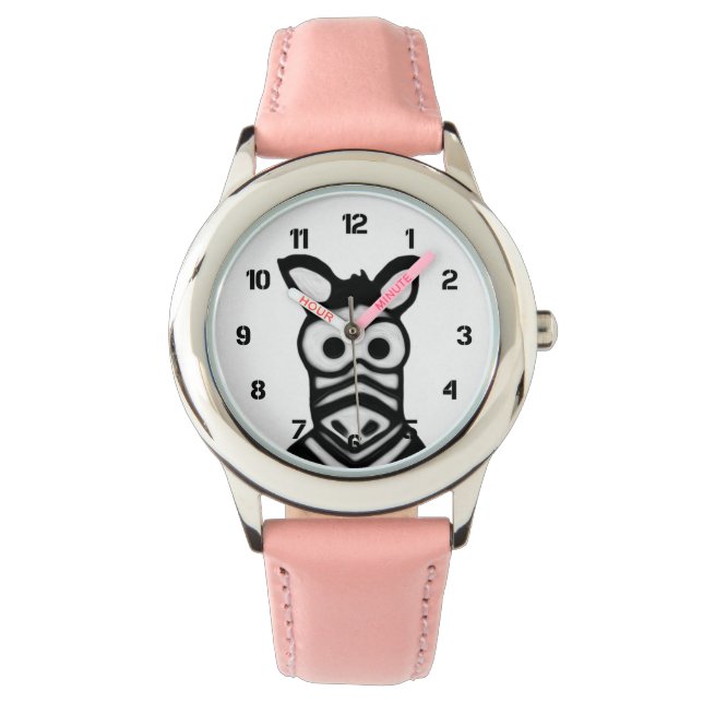 Tecknad Zebra Armbandsur (Framsida)