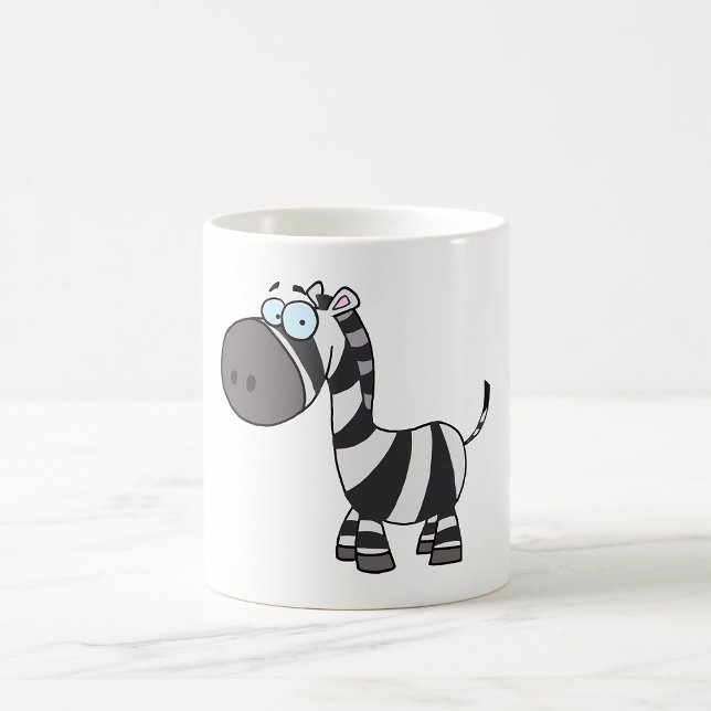 Tecknad Zebra Kaffemugg (Skapare uppladdad)