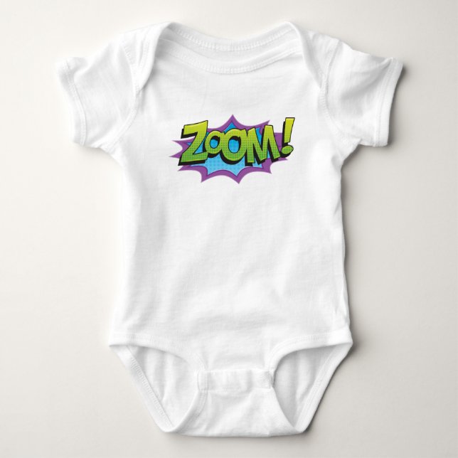 Tecknad Zoom! Tee (Framsida)