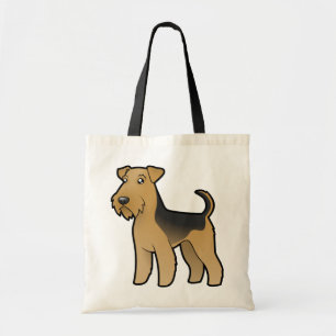 TecknadAiredaleTerrier/walesisk Terrier Tygkasse