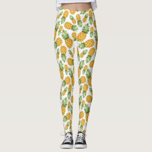 Tecknadananasmönster Leggings