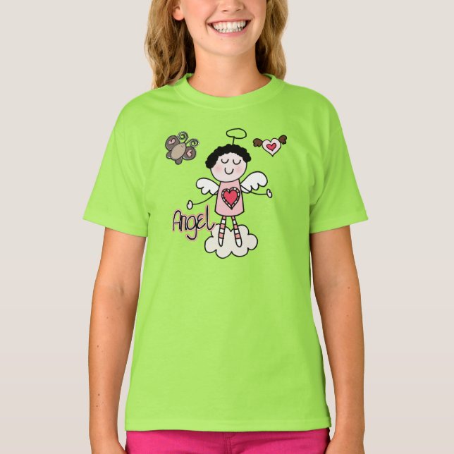Tecknadängel Tee (Framsida)