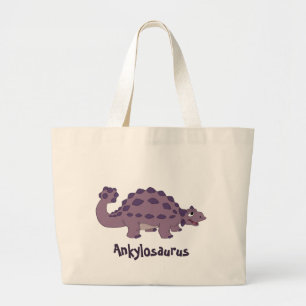 TecknadAnkylosaurus Jumbo Tygkasse