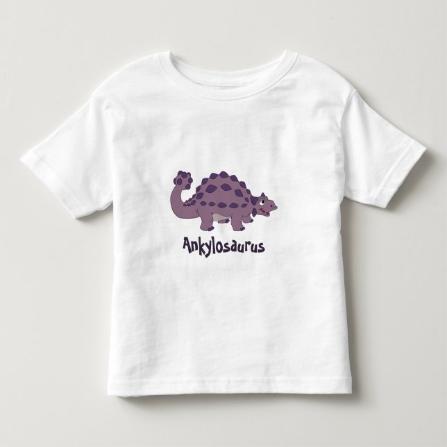 TecknadAnkylosaurus T Shirt (Framsida)