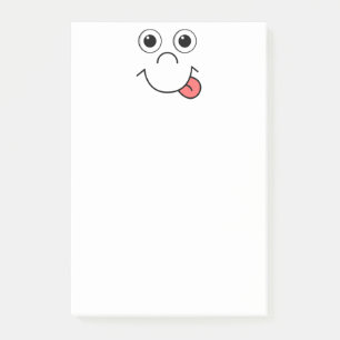 Tecknadansikte Post-it Block
