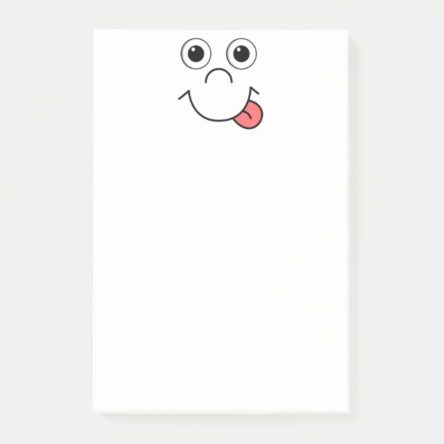 Tecknadansikte Post-it Block (Framsida)