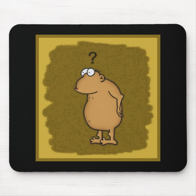 Tecknadapa Mousepad Musmatta (Framsidan)