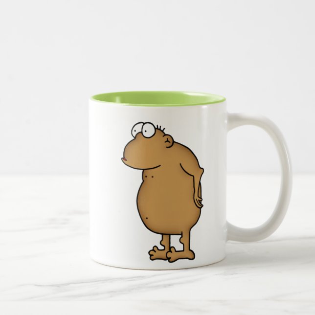 Tecknadapa Två-Tonad Mugg (Höger)