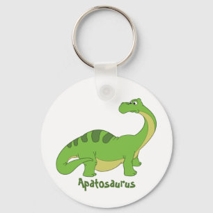 TecknadApatosaurus Nyckelring