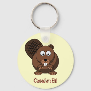 Tecknadbäver Keychain Nyckelring