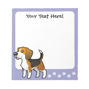 TecknadBeagle Anteckningsblock