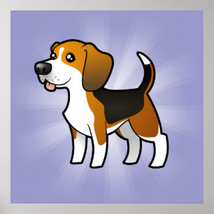 TecknadBeagle Poster