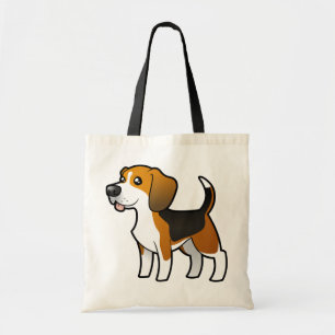 TecknadBeagle Tygkasse