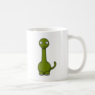 Tecknadbrontosaurus Kaffemugg