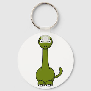 Tecknadbrontosaurus Nyckelring