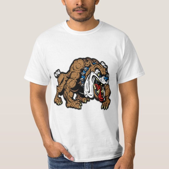 TECKNADBULLDOGG T SHIRT (Framsida)