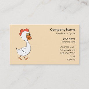 TecknadChicken. Visitkort