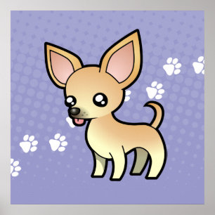TecknadChihuahua (släta laget), Poster