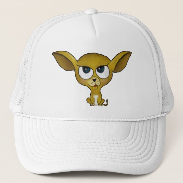 TecknadChihuahuahatt Truckerkeps (Framsida)