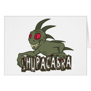 TecknadChupacabra Hälsningskort