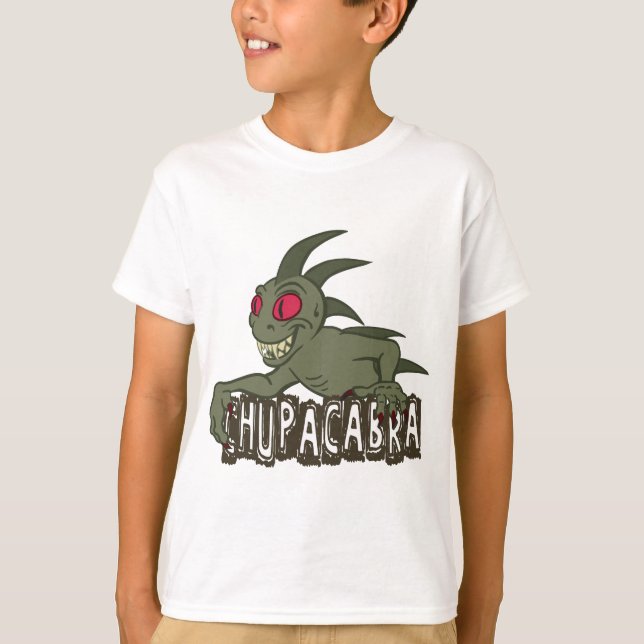 TecknadChupacabra T Shirt (Framsida)