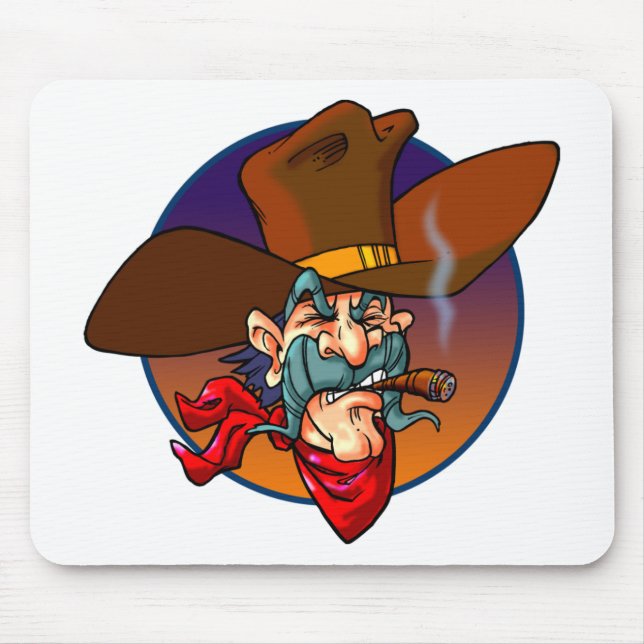 TecknadCowboy Musmatta (Framsidan)