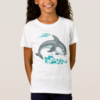 tecknaddelfin tee shirt