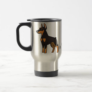 TecknadDobermanPinscher (det pointy öron) Resemugg