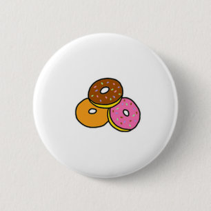 TecknadDonuts Cutie knäppas Knapp