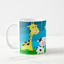 Tecknade djur kaffemugg
