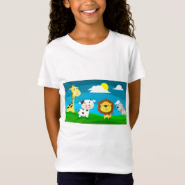 Tecknade djur t shirt