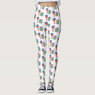 Tecknade figurer för färgpensel leggings