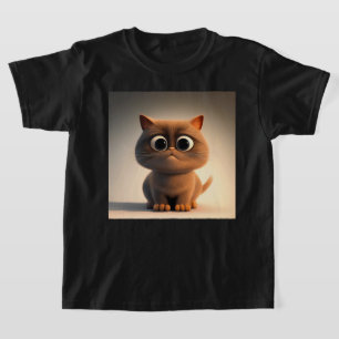 tecknade figurer illustration av en söt katt t shirt