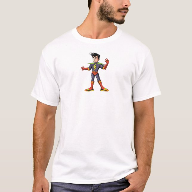 Tecknade figurer - Superhjälten T Shirt (Framsida)