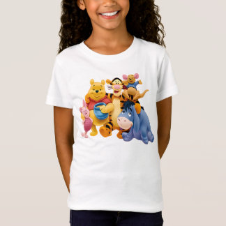 Tecknade figurer Winnie Pooh Bear Honung Anime T Shirt