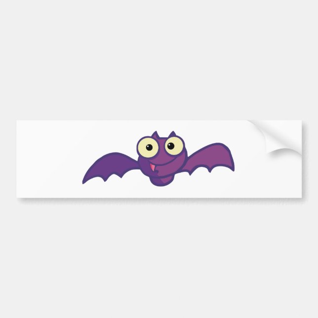 Tecknade figurerHalloween lycklig fladdermöss Bildekal (Framsidan)