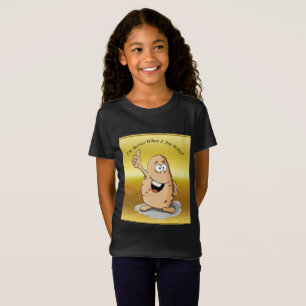 tecknade figurerpotatis med stora ögon 2 t shirt