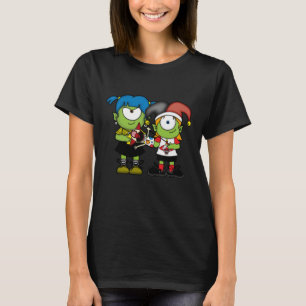 Tecknade monster t shirt