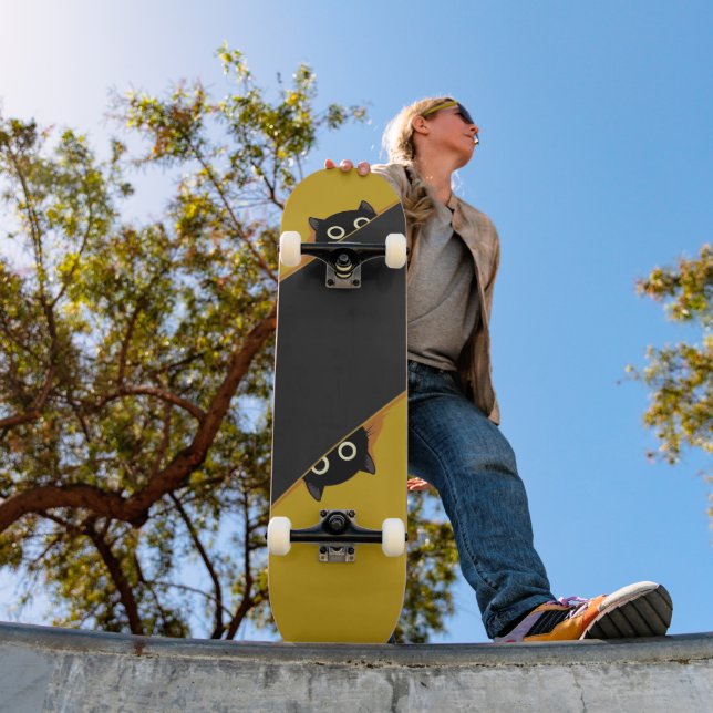 Tecknade ögon mini skateboard bräda 18,5 cm (Utomhus 1)