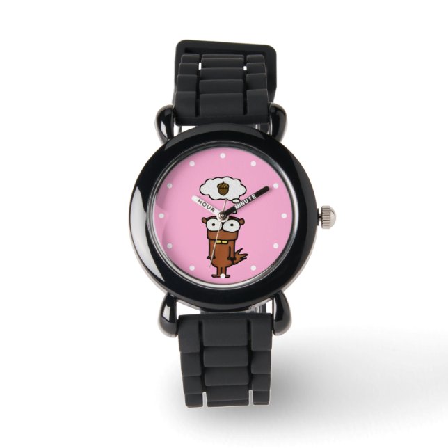 Tecknadekorre Armbandsur (Framsida)
