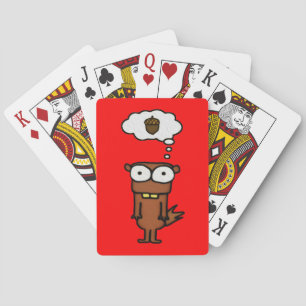 Tecknadekorre Spel Kort