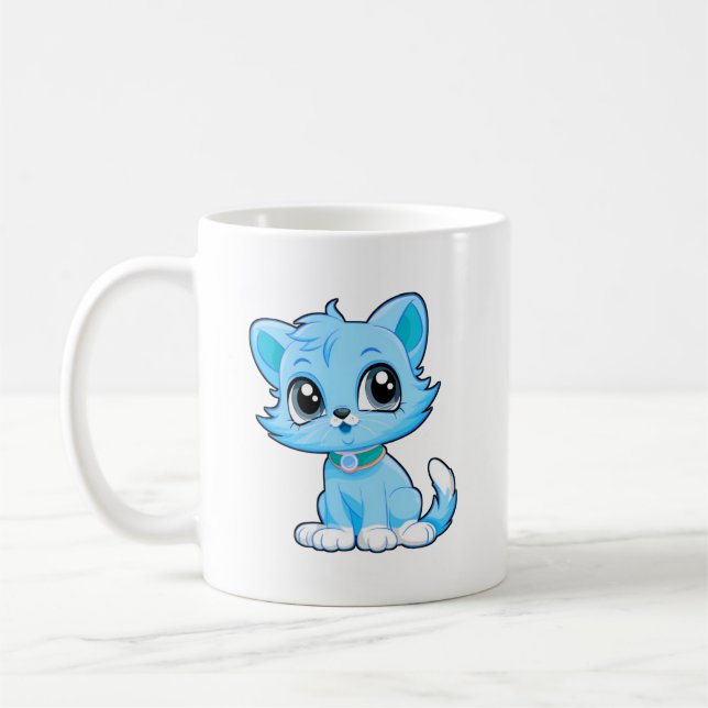 Tecknaden Adsible Cat Kaffemugg (Vänster)