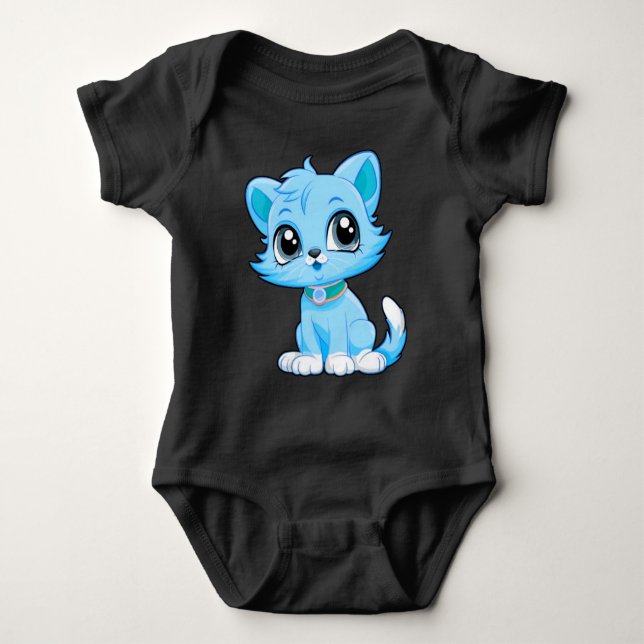 Tecknaden Adsible Cat T Shirt (Framsida)