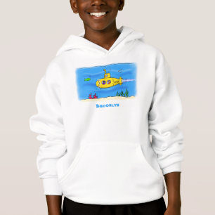 tecknaden av ubåten lycklig t shirt